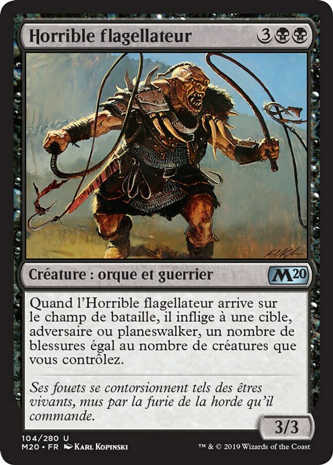 Horrible flagellateur