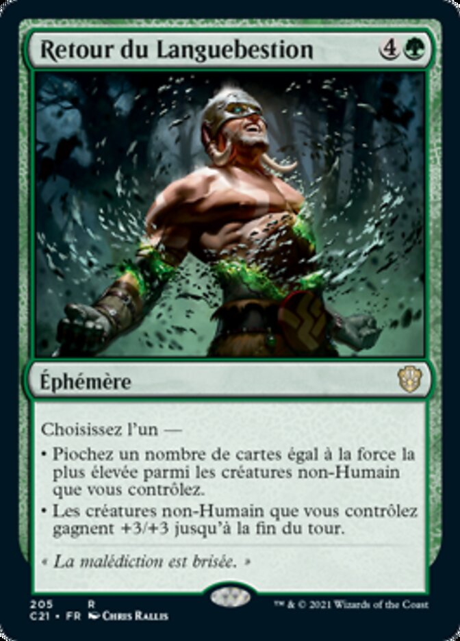 Retour du Languebestion