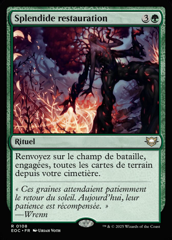 Splendide restauration