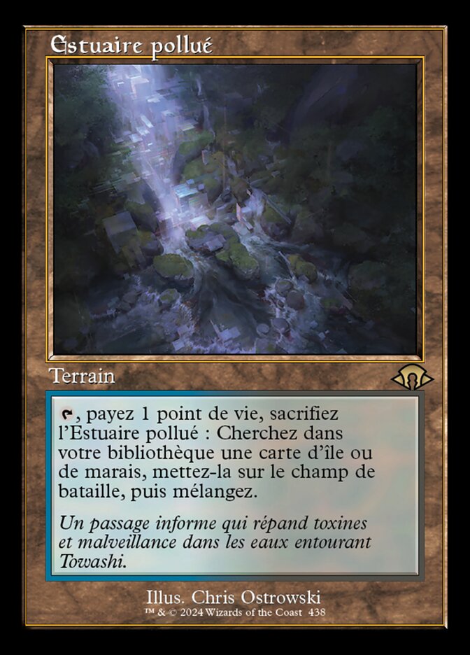Estuaire pollué