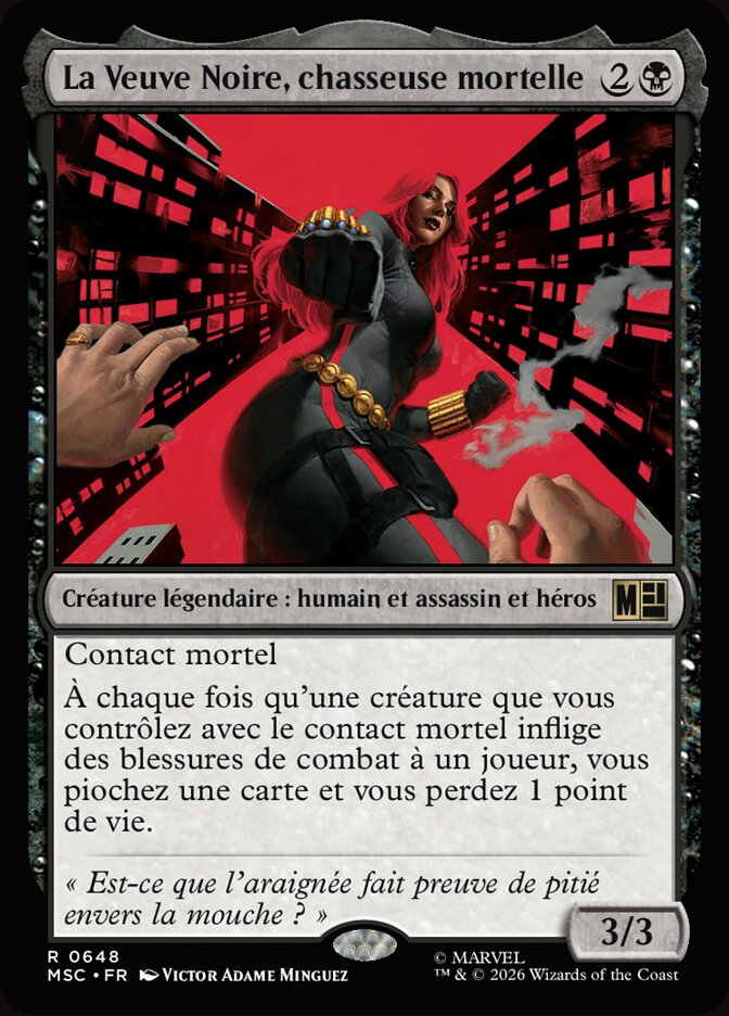 La Veuve Noire, chasseuse mortelle
