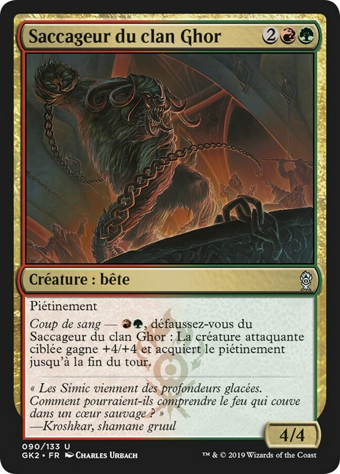 Saccageur du clan Ghor