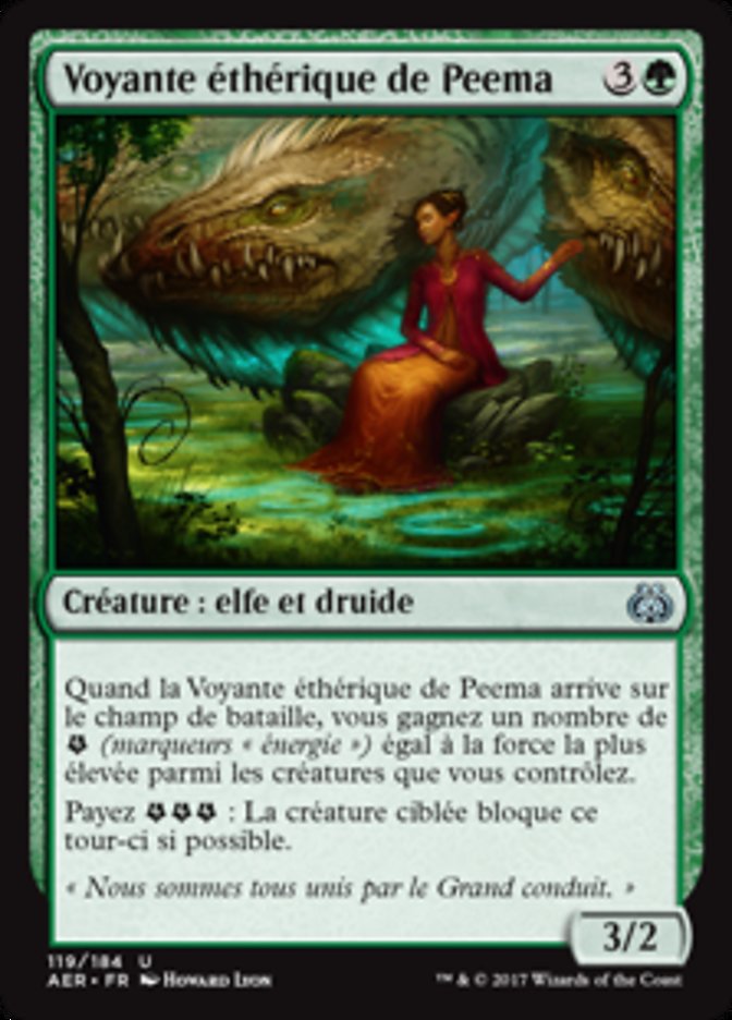 Voyante éthérique de Peema