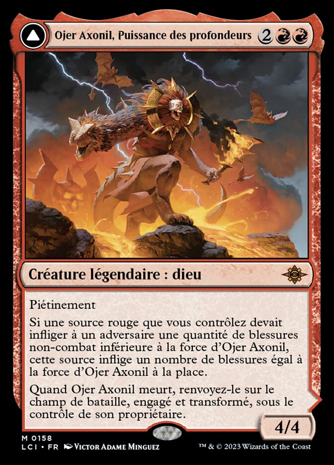 Ojer Axonil, Puissance des profondeurs