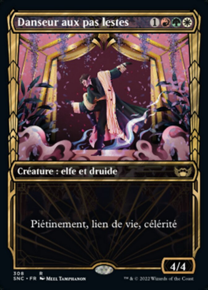 Danseur aux pas lestes