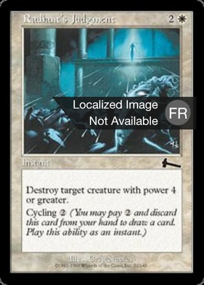 Jugement selon Radieuse