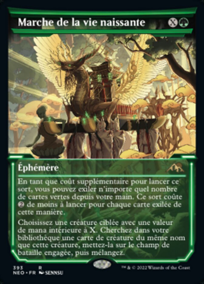 Marche de la vie naissante