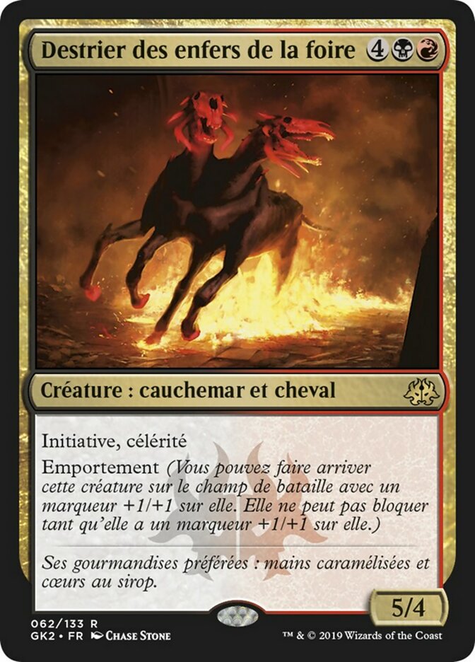 Destrier des enfers de la foire