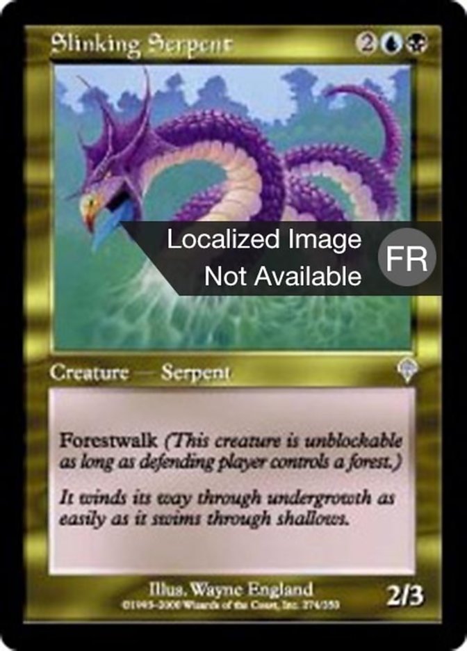 Grand serpent sinueux