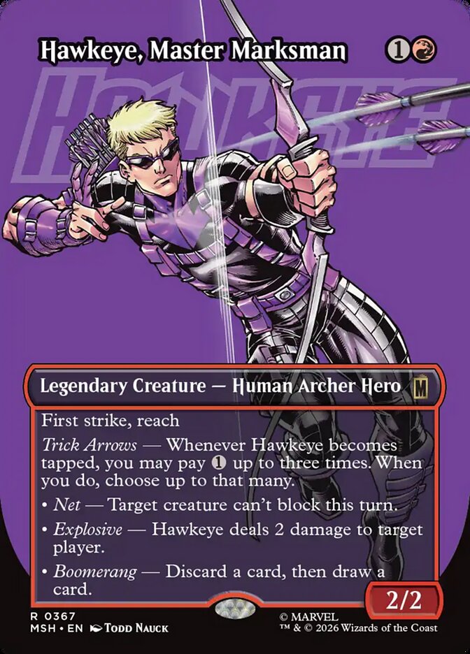 Hawkeye, Master Marksman