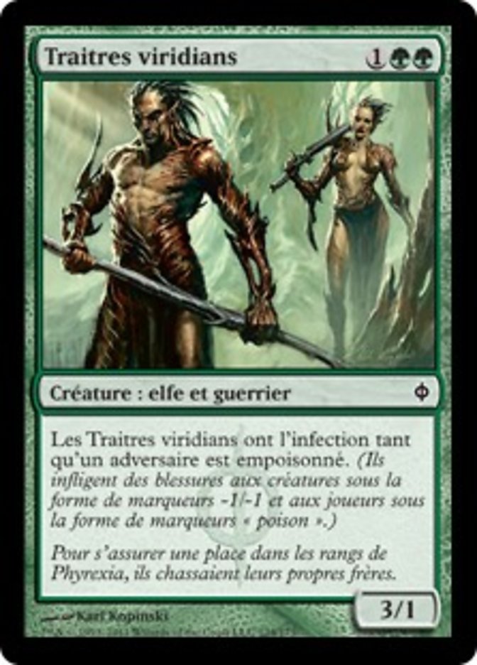 Traitres viridians