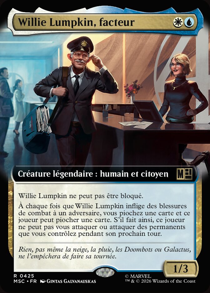 Willie Lumpkin, facteur