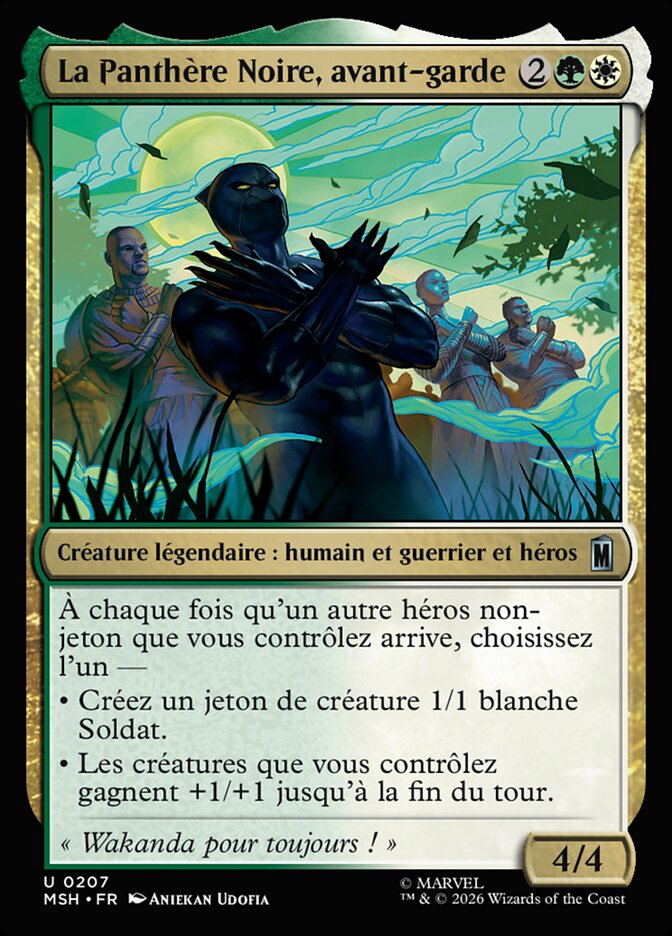La Panthère Noire, avant-garde