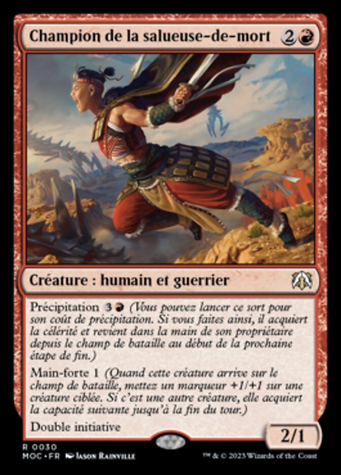 Champion de la salueuse-de-mort