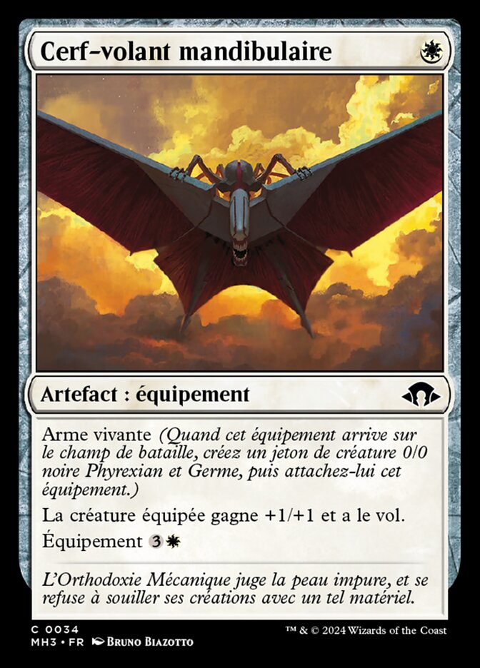 Cerf-volant mandibulaire