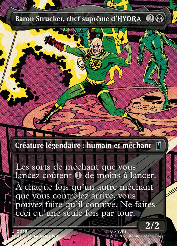 Baron Strucker, chef suprême d'HYDRA