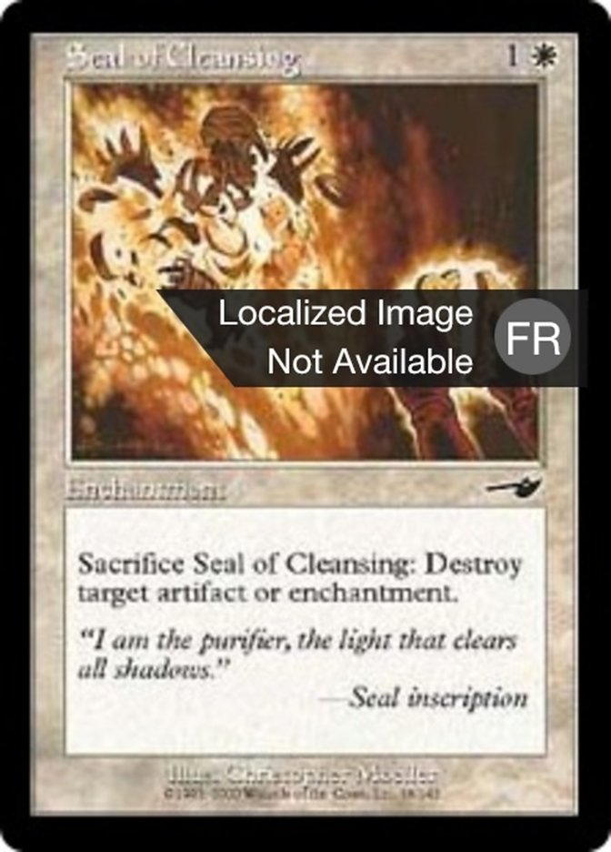 Sceau de nettoiement