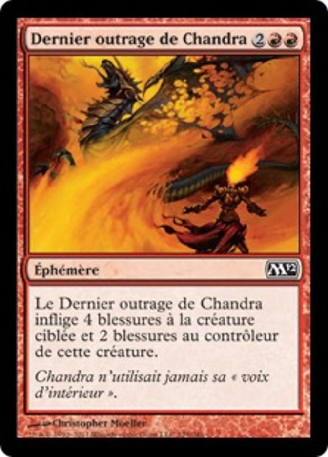 Dernier outrage de Chandra