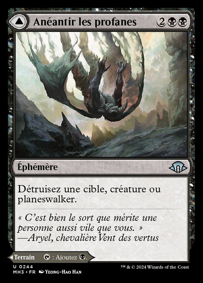 Anéantir les profanes