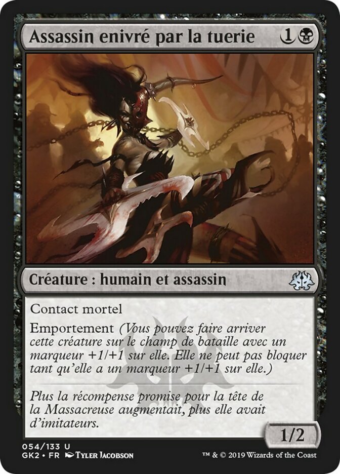 Assassin enivré par la tuerie