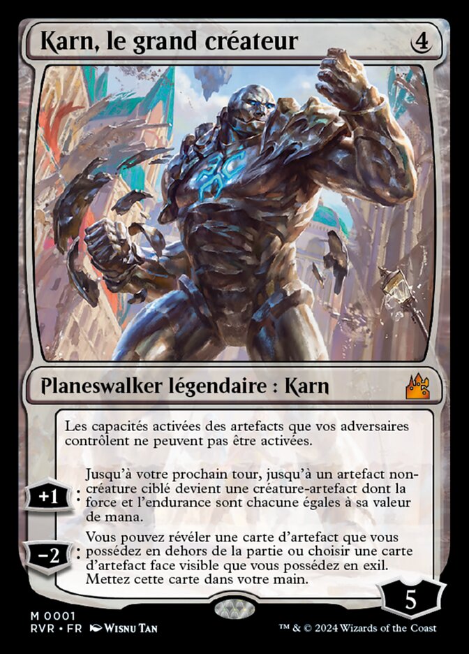 Karn, le grand créateur