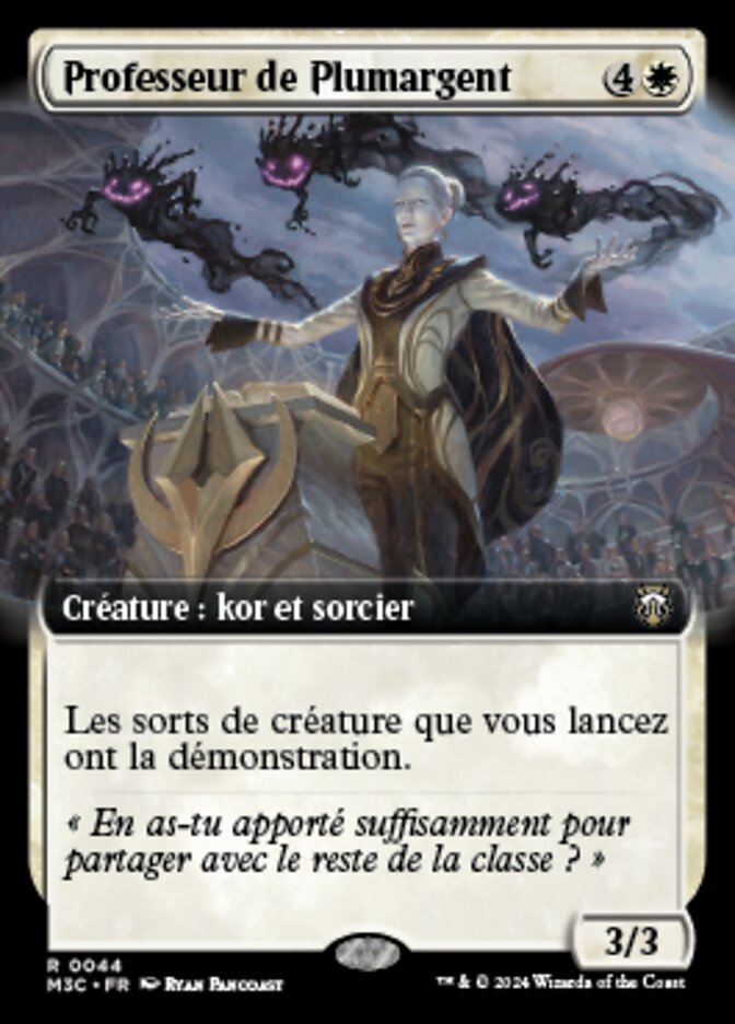 Professeur de Plumargent