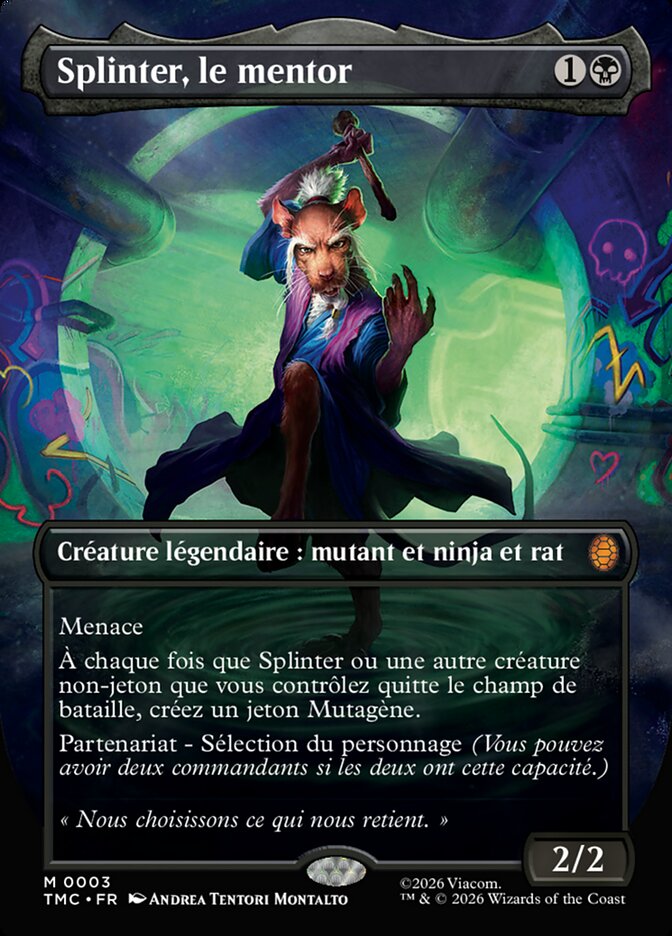 Splinter, le mentor