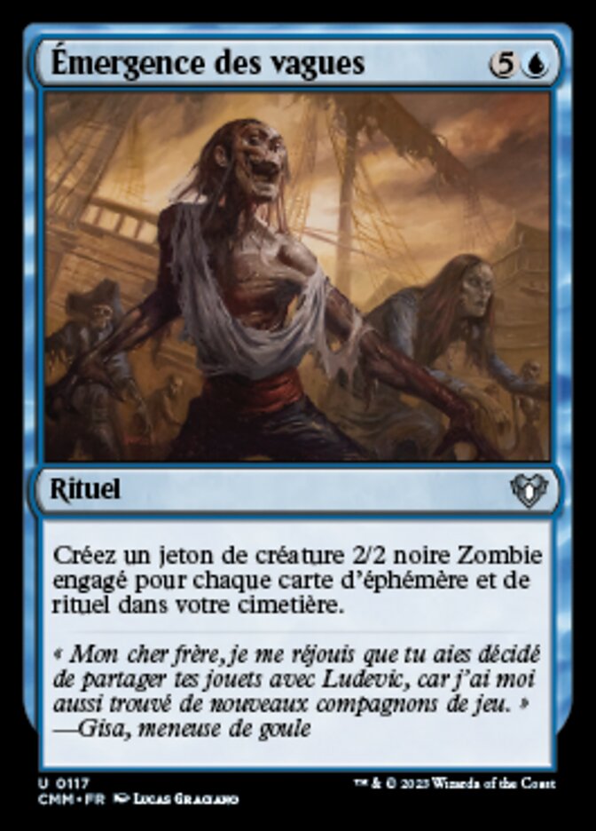 Émergence des vagues