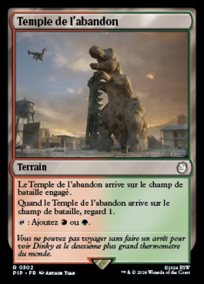 Temple de l'abandon