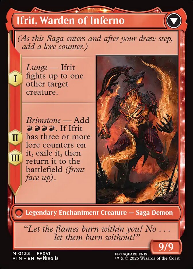 Clive, Ifrit's Dominant // Ifrit, Warden of Inferno