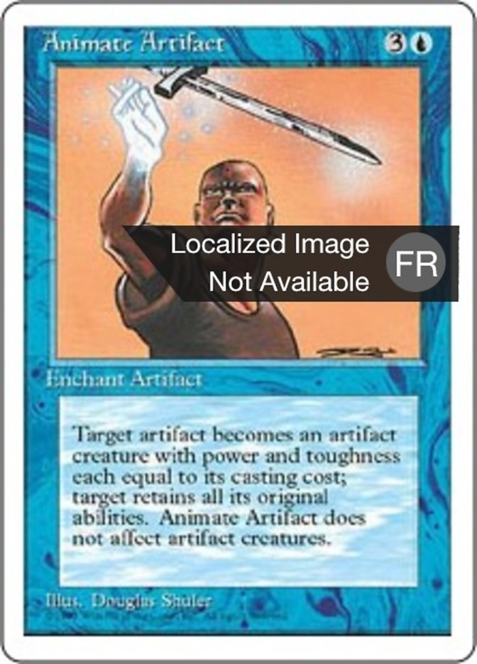 Animation d'artefact