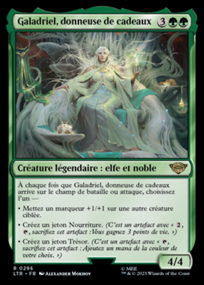 Galadriel, donneuse de cadeaux