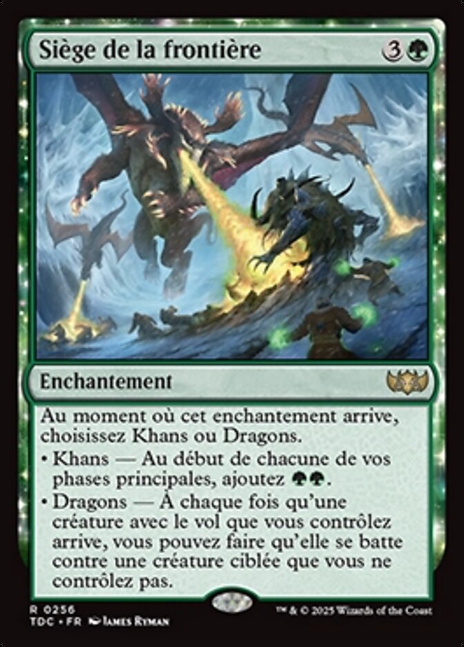 Siège de la frontière