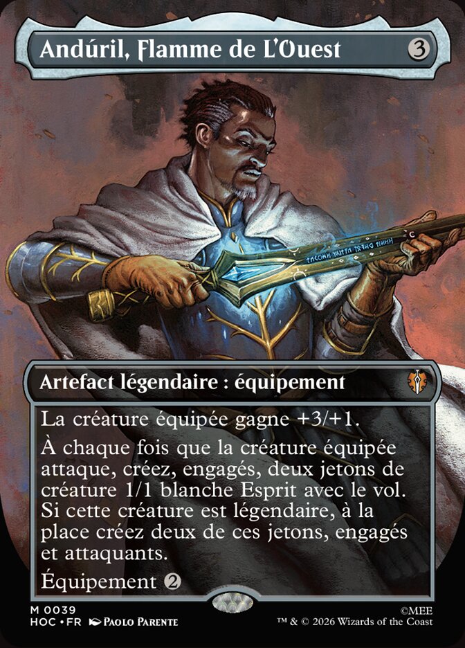 Andúril, Flamme de L'Ouest
