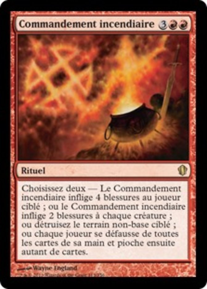 Commandement incendiaire