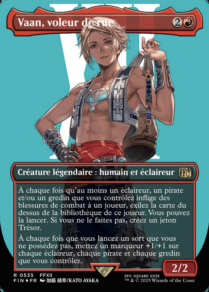 Vaan, voleur de rue