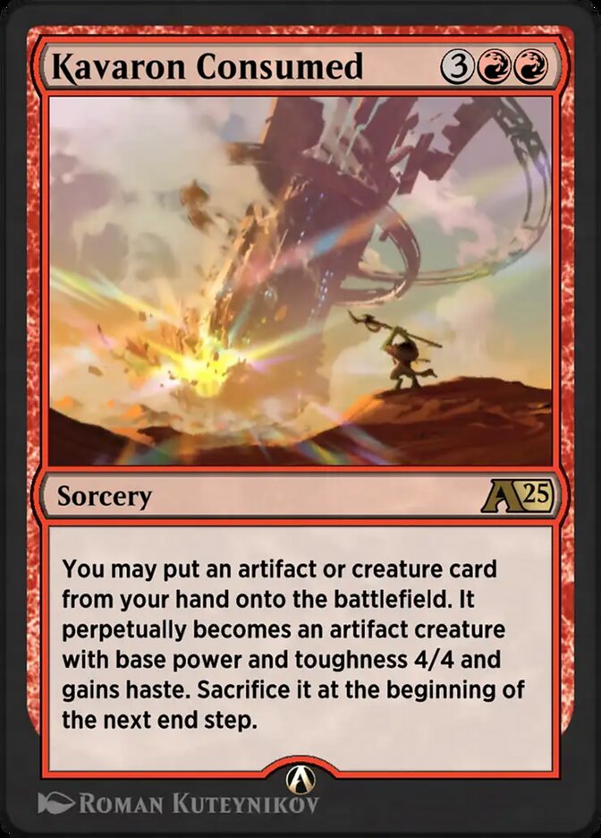 Kavaron Consumed