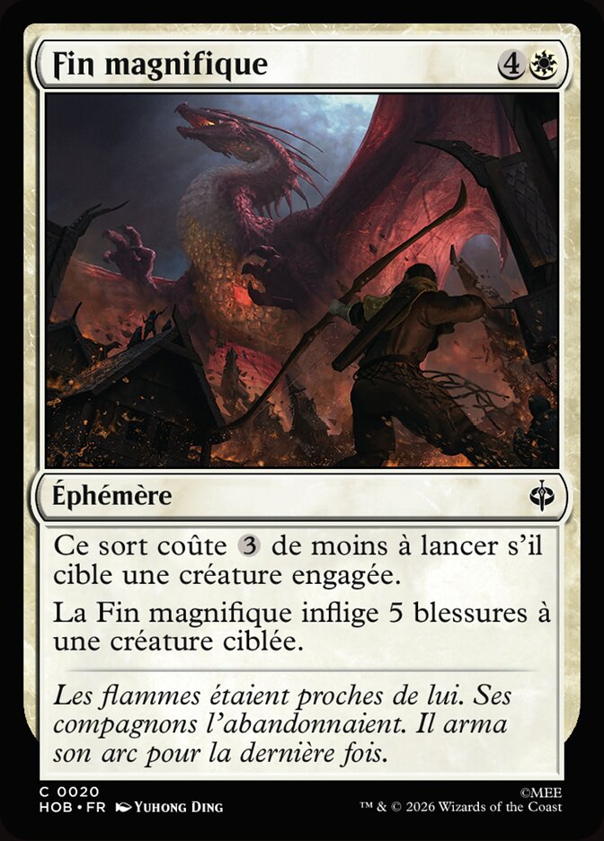 Fin magnifique
