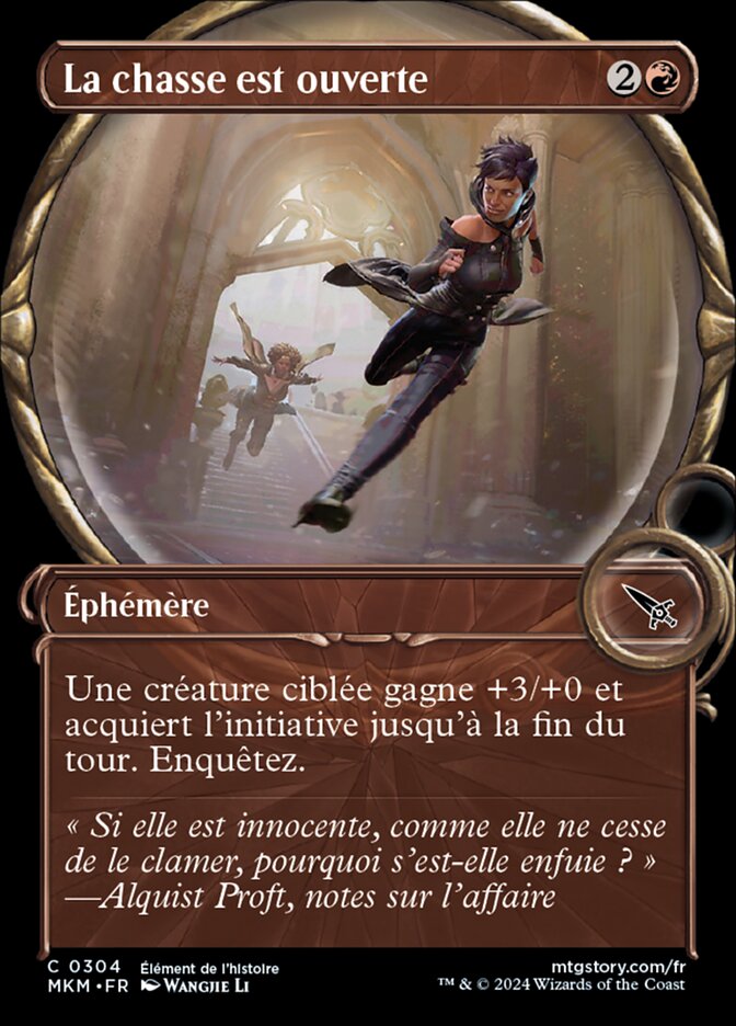 La chasse est ouverte