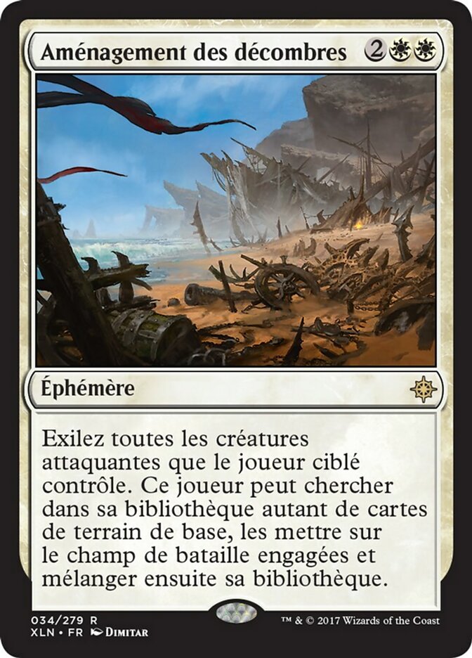 Aménagement des décombres