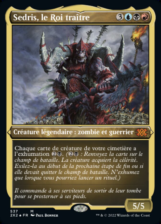 Sedris, le Roi traître