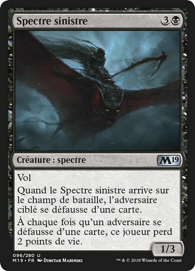 Spectre sinistre