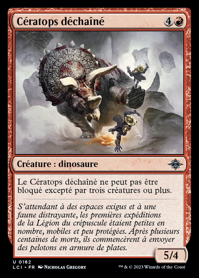 Cératops déchaîné