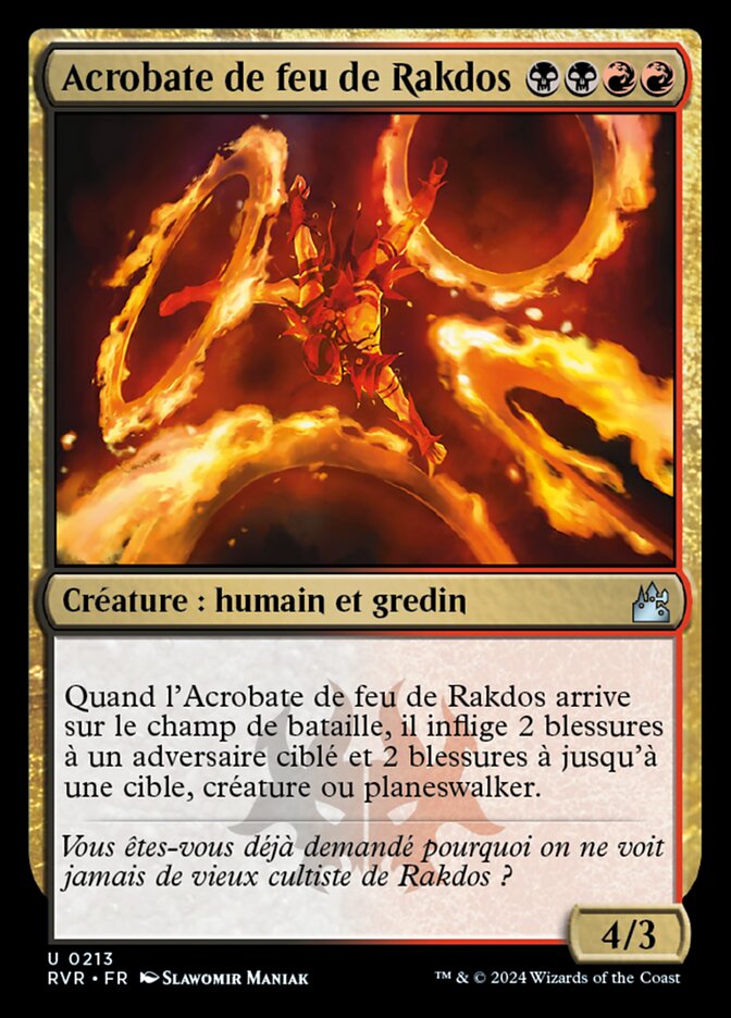 Acrobate de feu de Rakdos