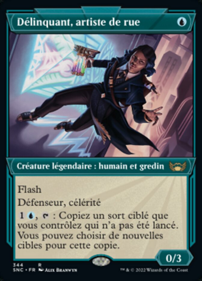 Délinquant, artiste de rue