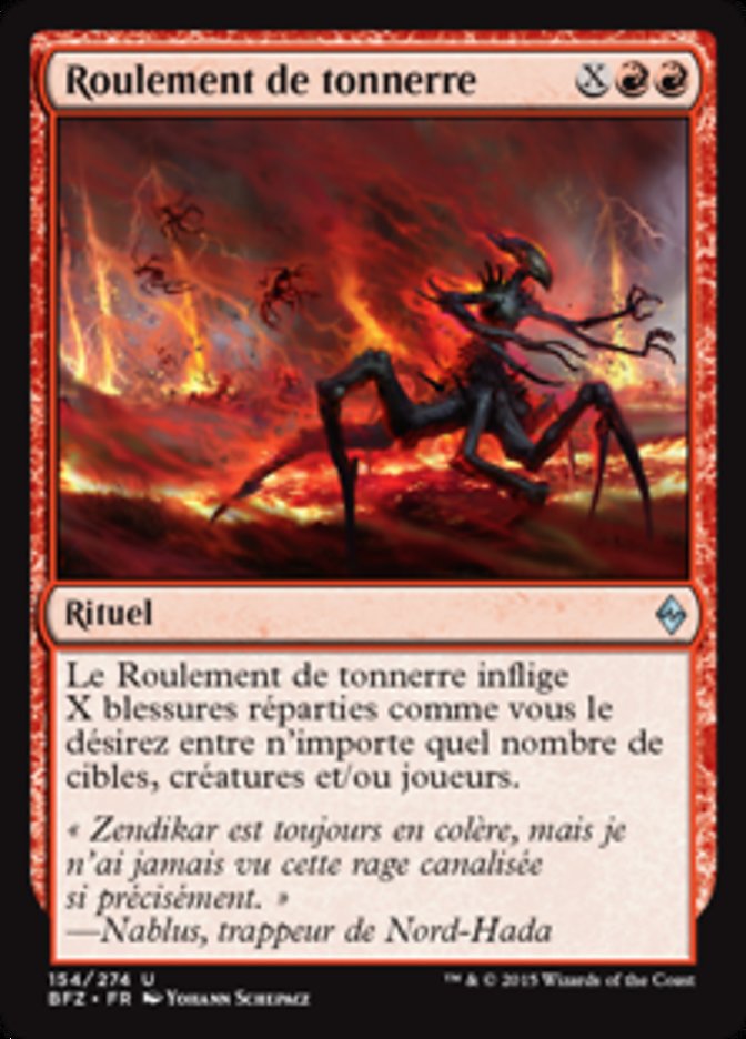 Roulement de tonnerre