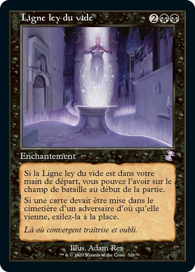 Ligne ley du vide