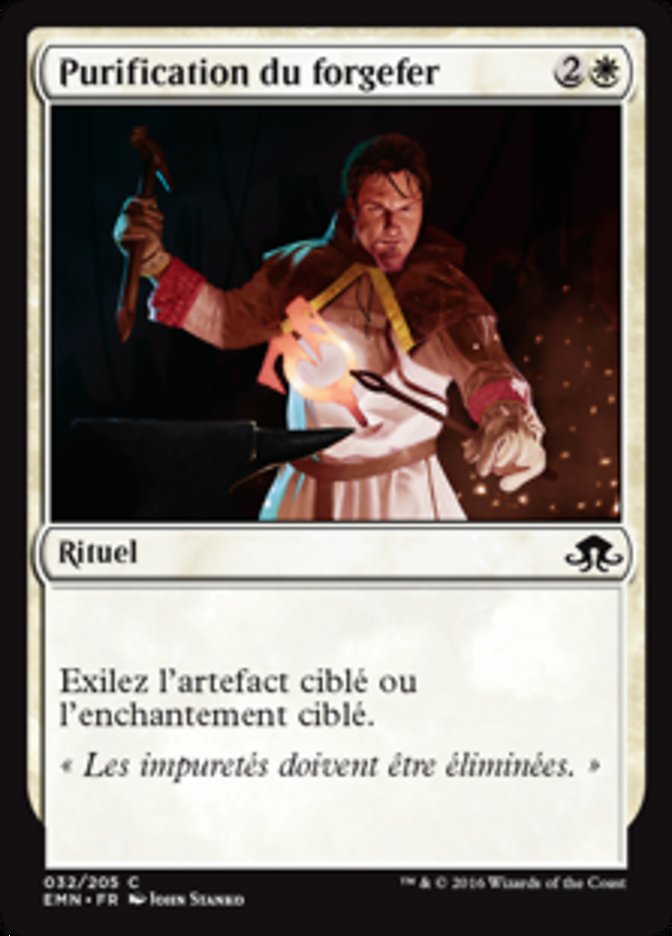 Purification du forgefer