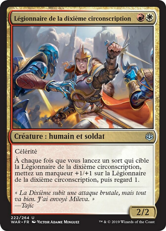 Légionnaire de la dixième circonscription