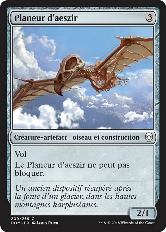 Planeur d'aeszir